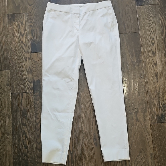 J. Crew Women's White Ankle Pants - Picture 4 of 6